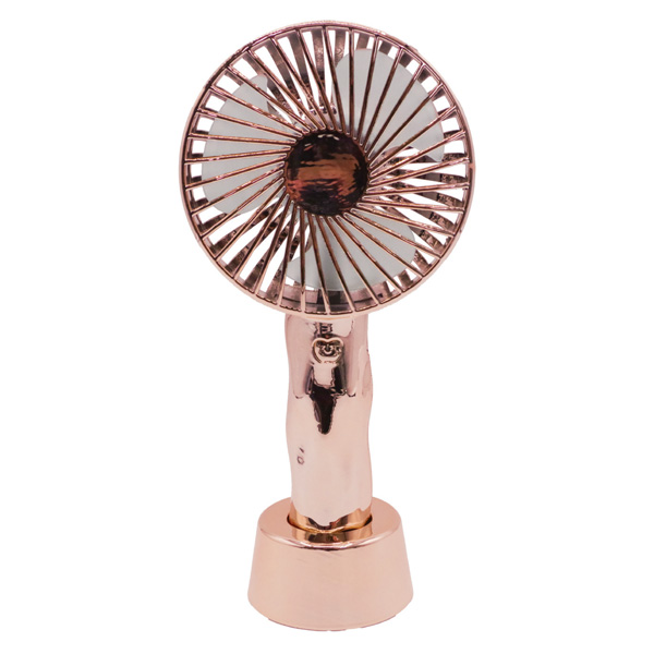 olu ハンディファン Wavy ピンクゴールド